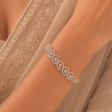 Dual Tone Festive Design Diamond Bangles