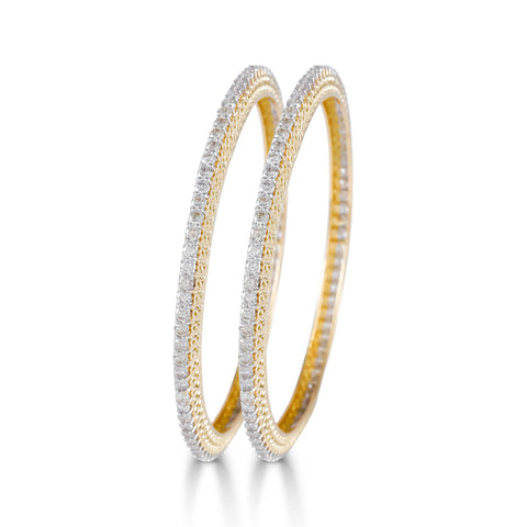Shanaya Adorned With Diamonds Bangles