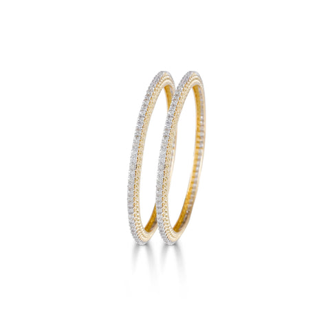 Shanaya Adorned With Diamonds Bangles