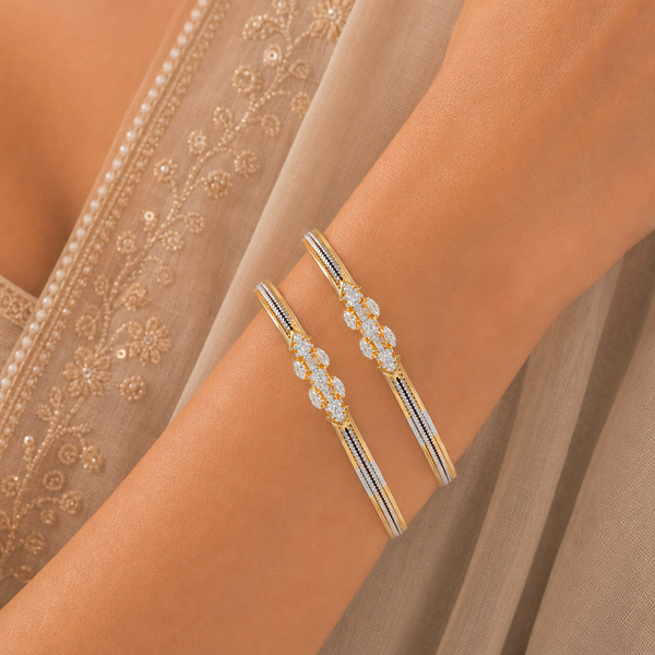 Isha Elegant Diamond Bangles