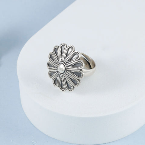 Rina Floral Design Grace Silver Ring