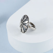 Tara Striking Unique Design Silver Ring