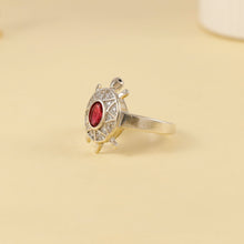 Khushi Divine Turtle Design Silver Ring