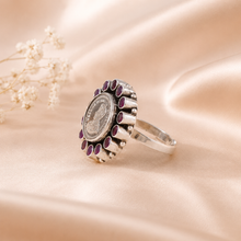 Jagriti Imperial Coin Design Silver Ring