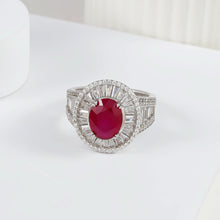 Aadhira Regal Glow Silver Ring