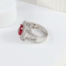 Aadhira Regal Glow Silver Ring