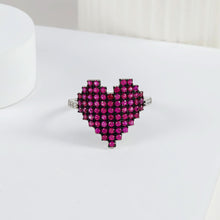 Aarohi Heart Glow Silver Ring