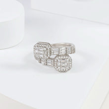 Myra Double Glow Silver Ring