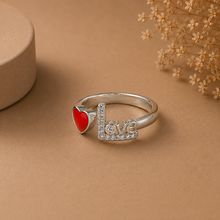 Yuvika Eternal Heart Silver Ring