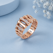 Aarna Rose Shine Silver Ring