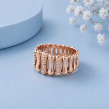 Aarna Rose Shine Silver Ring