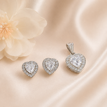 Latika Radiant Heart Pendant Set