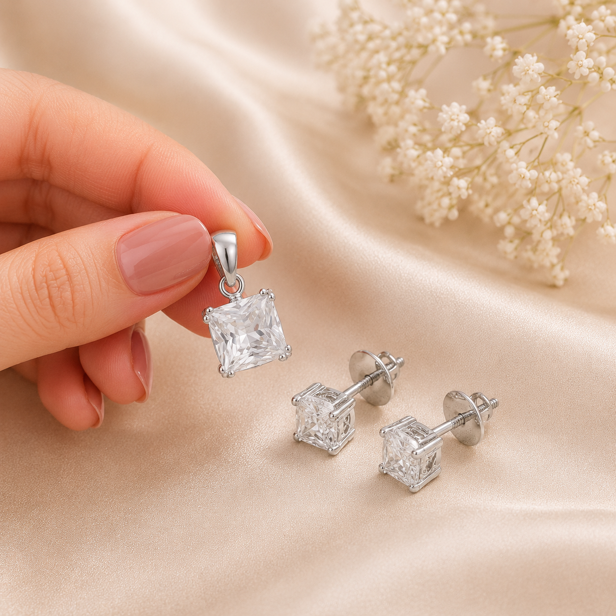 Ena Divine Glow Pendant Set