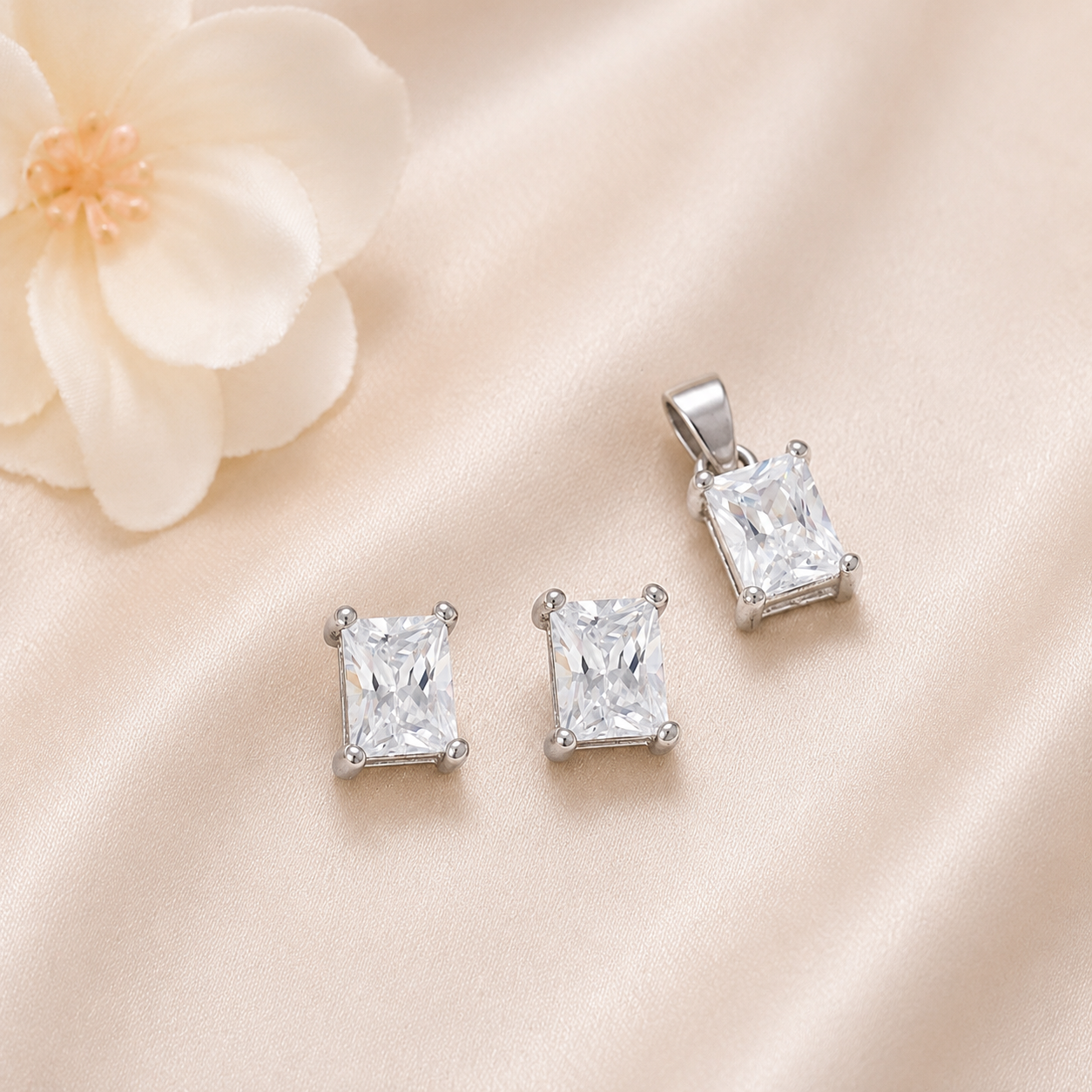 Dazzling Prism Pendant Set