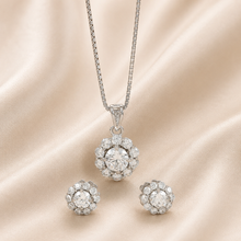 Ojasvi Flower Shaped Pendant Set