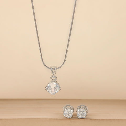 Pallavi Eternal Drop Pendant Set
