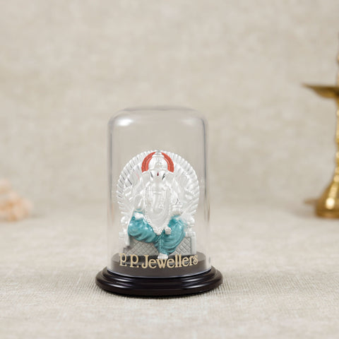 Aadidev Silver Ganesha Idol