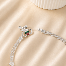 Yashvi Radiant Floral Silver Anklets
