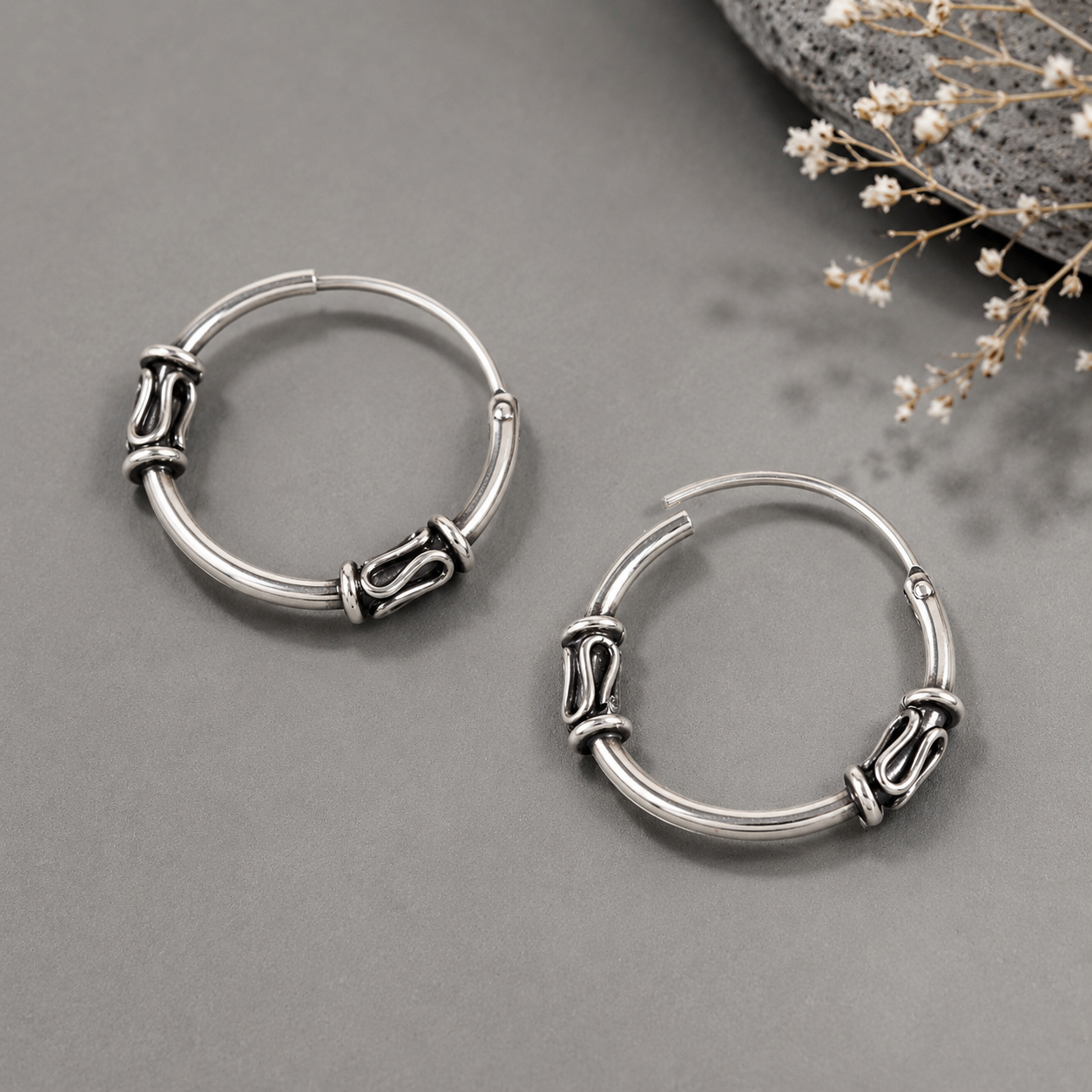 Siya Classic Twin Silver Bali
