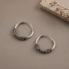 Varsha Handcrafted Twist Silver Bali