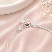 Divya Link Silver Anklets