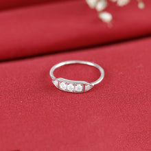 Diya Graceful Bar Shine Silver Ring