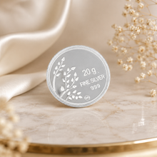Minimal Leaf 20Gm Silver Coin