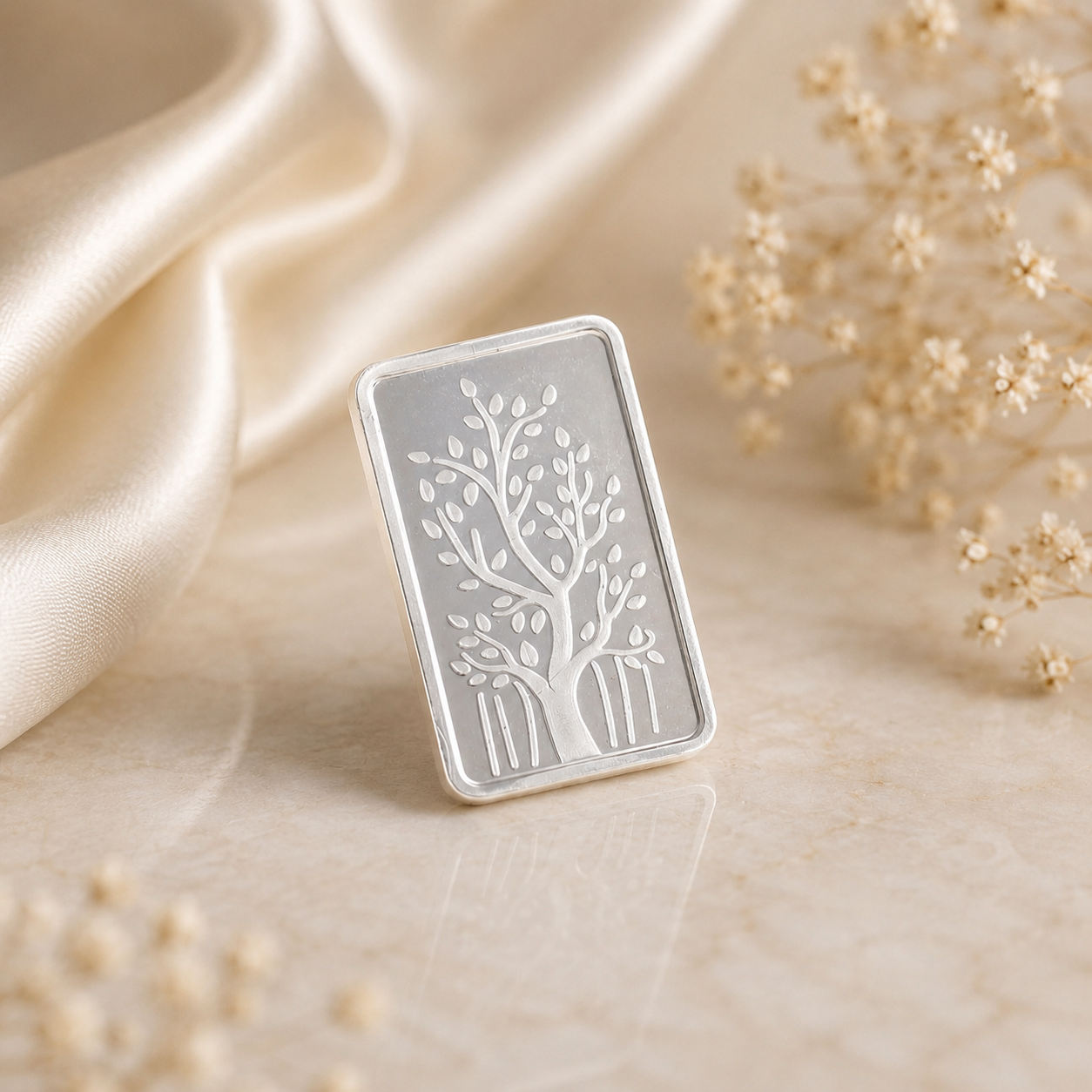 Leaf Harmony 10Gm Silver Bar