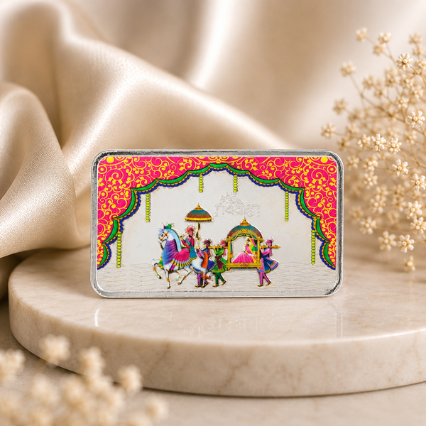 Royal Wedding 50Gm Silver Bar