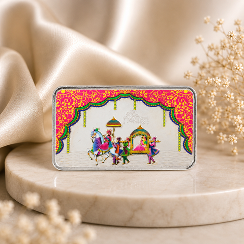 Royal Wedding 50Gm Silver Bar