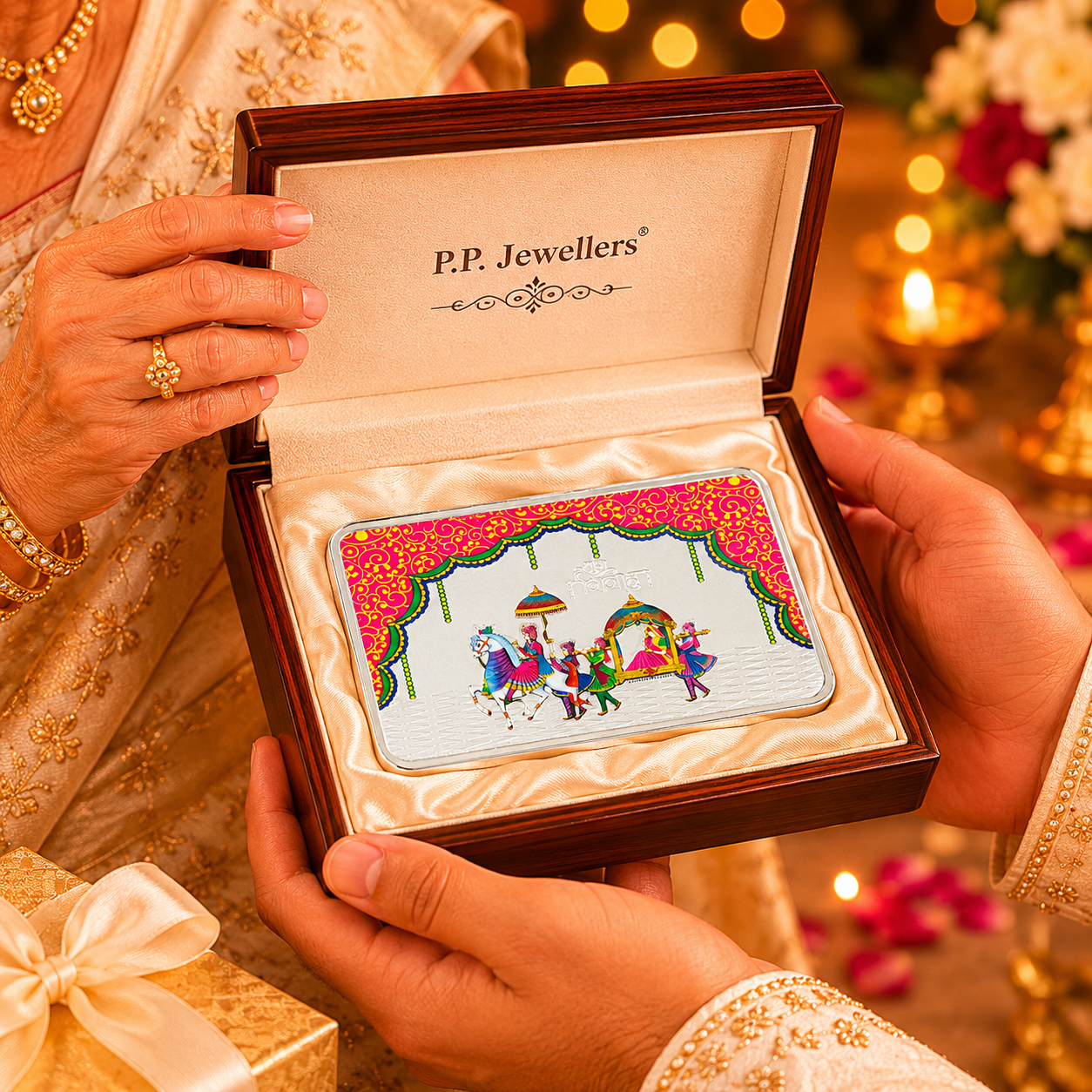 Regal Wedding 100Gm Silver Bar
