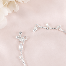 Jhanak Twirl Silver Anklets