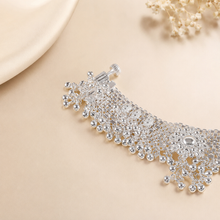 Rajwada Ghungroo Silver Anklets