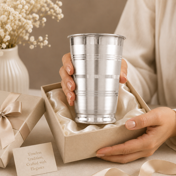 Luxury Matte Silver Glass