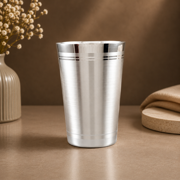 Premium Dual Line Silver Glass