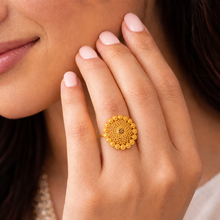 Devanshi Heritage Dome Gold Ring