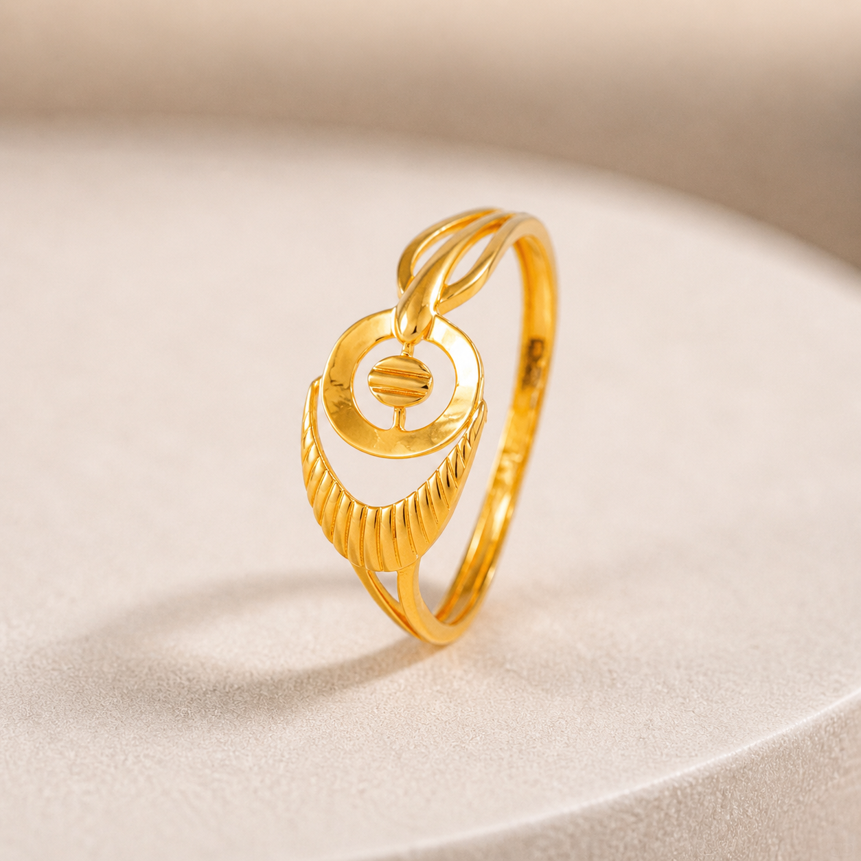 Sneha Orlina Grace Loop Gold Ring