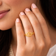 Sneha Orlina Grace Loop Gold Ring
