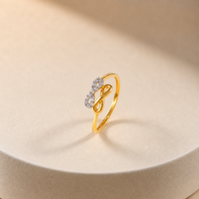 Anvaya Infinity Spark Gold Ring