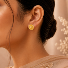 Kashish Heritage Bloom Gold Earrings