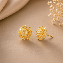 Kashish Heritage Bloom Gold Earrings