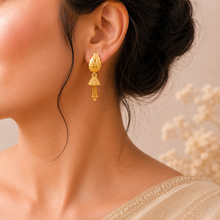 Aarohi Bell Gold Earrings