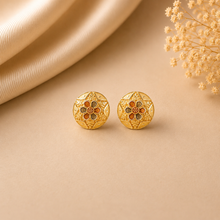 Raktima Beautiful Gold Earrings