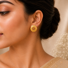 Raktima Beautiful Gold Earrings