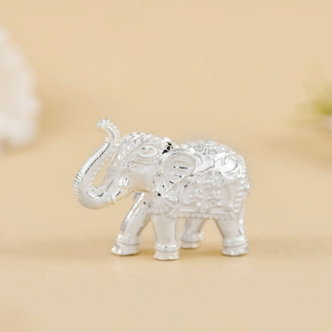 Silver Elephant  Idol