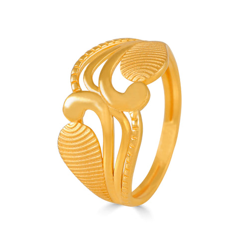 Elina Modern Grace Gold Ring