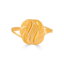 Lavanya Gleaming Flow Gold Ring