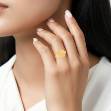 Myra Charming Petal Gold Ring