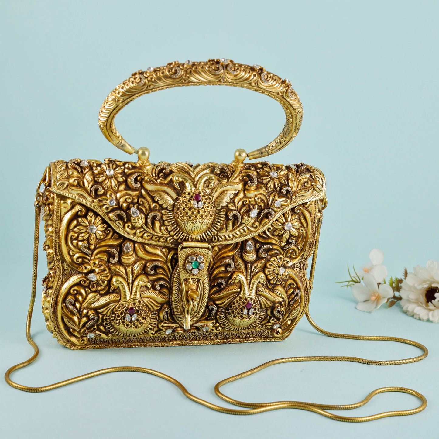Beautiful Antique Silver Purse
