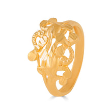 Prisha Regal Petal Gold Ring